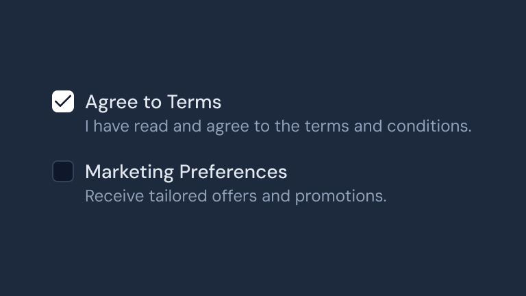 Checkbox preview