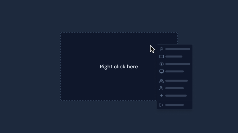 ContextMenu preview