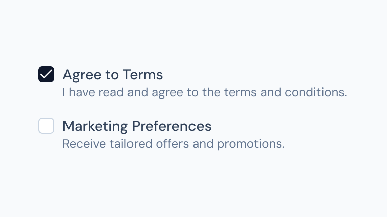 Checkbox preview