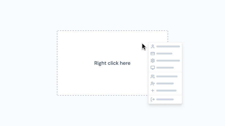 ContextMenu preview